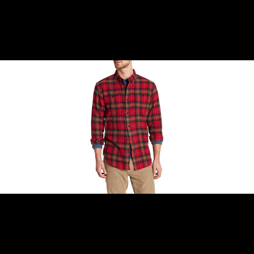 Ezekiel red maguire flannel shirt size L